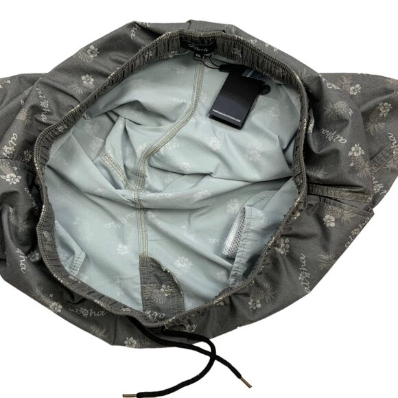 Rails Aloha Pineapple Kian Swim Trunks Short 2XL XXL Kian Gray NEW - Picture 3 of 12